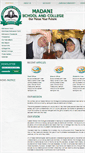 Mobile Screenshot of madanischoolandcollege.com